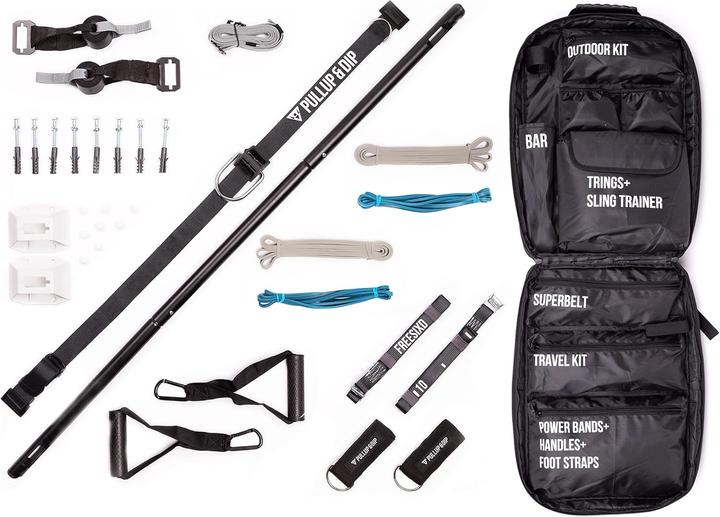 Pullup & Dip Schlingentrainer und Widerstandstrainer Set