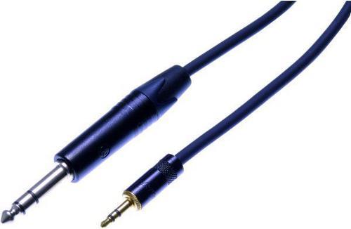 Image du produit Contrik Câble de microphone Fiche à Mini Fiche (1.50 m, Câble AUX, Câble jack 6,3 mm)