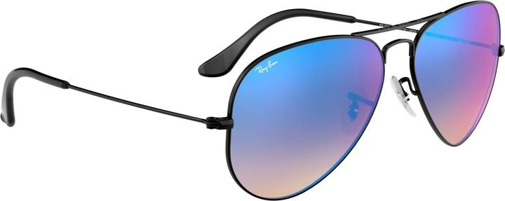 Mirror Gradient Blue, Shiny Black