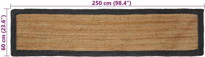 Produktbild vidaXL Moderner Teppich (250 x 60 cm)