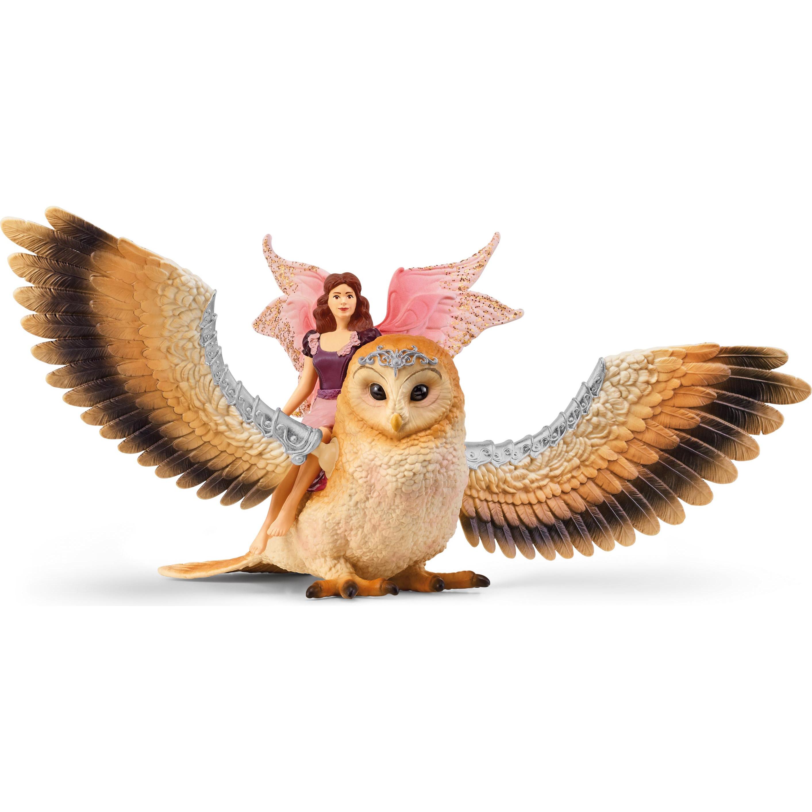 Schleich Bayala Elfe auf Glitzereule