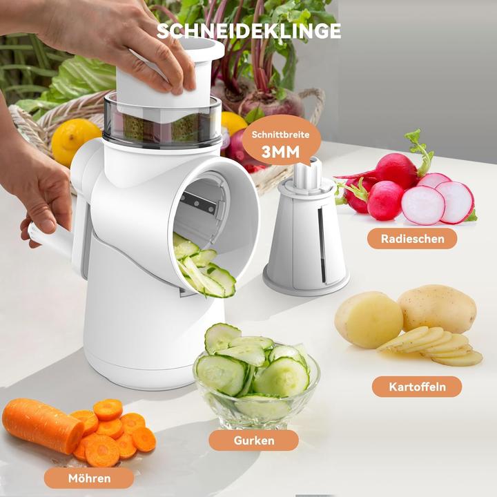 Image du produit KitchenBoss Gemüseschneider mit Kurbel
