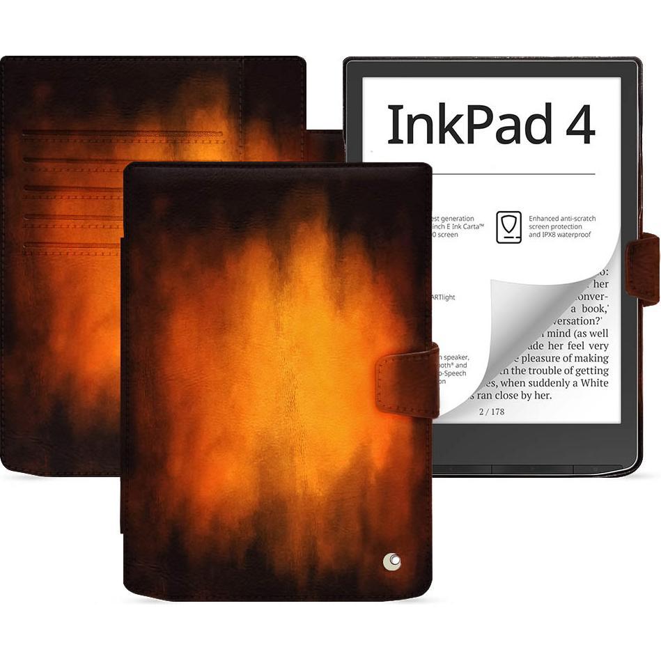Noreve Lederschutzhülle PocketBook InkPad 4 (Pocketbook InkPad 4), eReader Zubehör, Violett