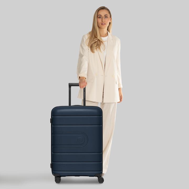 Immagine prodotto Redolz Essentials 11 4 Rollen Trolley 66 cm mit Dehnfalte (80 l, L (90 - 115l))