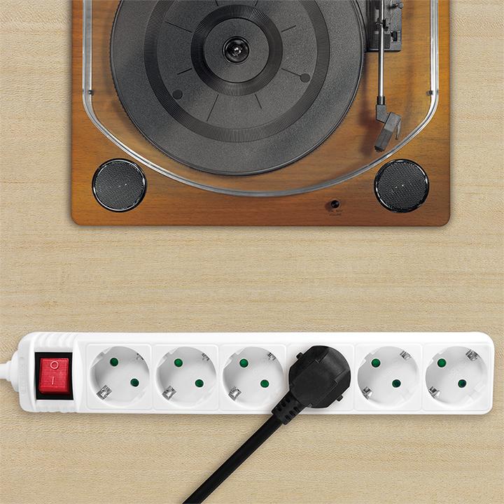 Actual product image LogiLink socket strip (6x, CEE 7/3, 1.50 m)