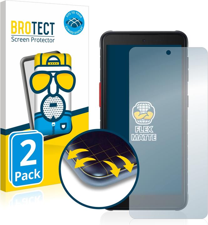 Produktbild BROTECT Full-Cover Displayschutz Matt (2 Stück, Samsung Galaxy Xcover 5)