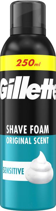 Gillette Sensitive Basis Rasierschaum Rasierschaum 250 ml (250 ml, Shaving cream)