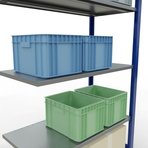 Image du produit Schulte Lagertechnik Système d'assemblage de rayonnages MULTIplus85 avec traverses de longueur