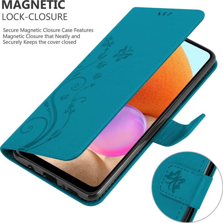 Produktbild Cadorabo Flower Book Cover (Samsung Galaxy A32)