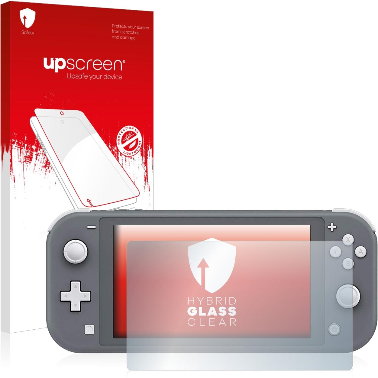 upscreen Scratch Shield Panzerglasfolie (Switch Lite), Weiteres Gaming Zubehör, Transparent