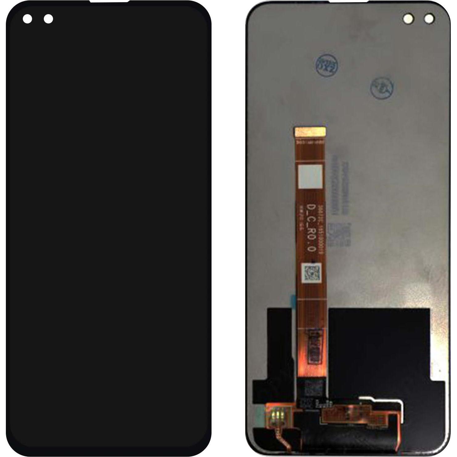 Clappio Ersatzdisplay (Display, Oppo Reno 4 Z 5G), Mobilgerät Ersatzteile, Schwarz