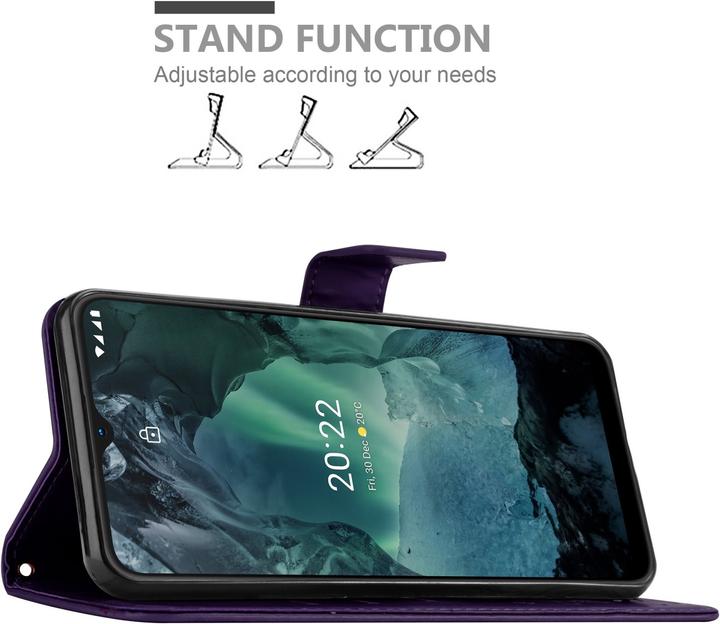 Image du produit Cadorabo Housse Flower Book pour Nokia G11 / G21 (Nokia G11, Nokia G21)