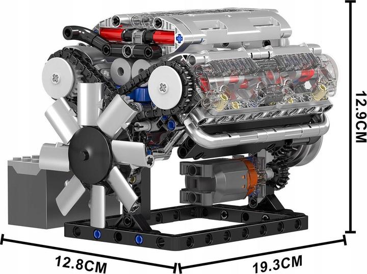 Image du produit Mould King Moteur V8 (électrique) - briques de construction