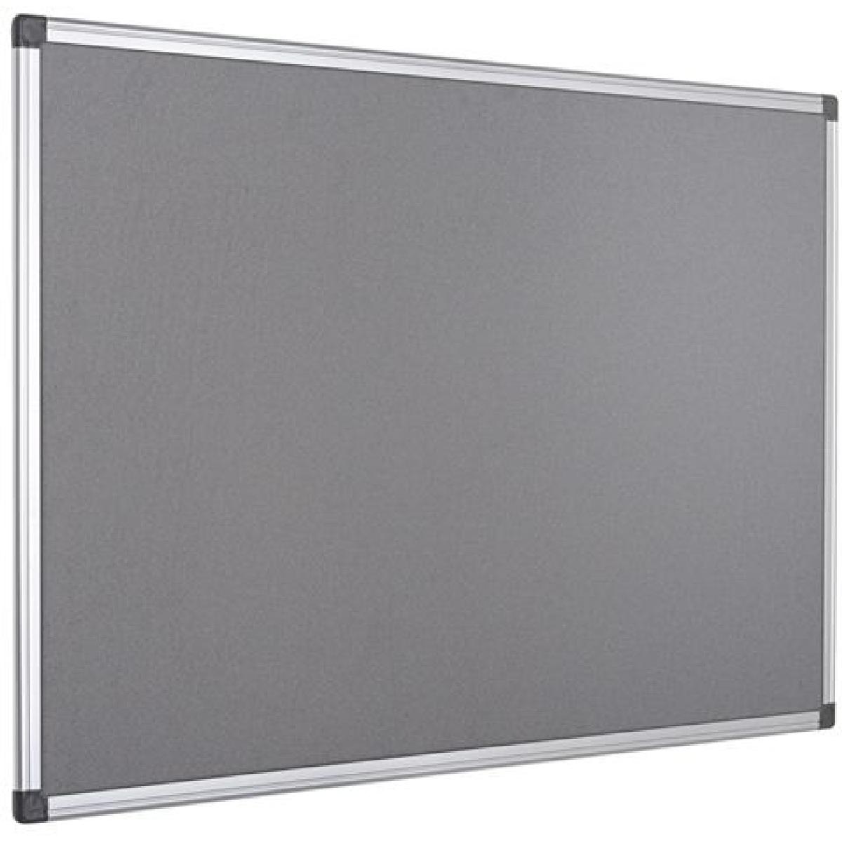 Thumbnail - Bi-Office, Präsentationstafel, Pinnwand Maya FA3842170 Aluminiumrahmen Filz 120x120cm grau (120 x 120 cm)