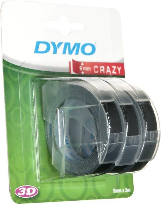 Produktbild Dymo Prägeband 3D (0.90 cm, Schwarz)