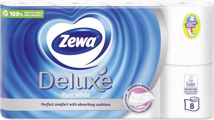 Immagine prodotto Zewa Carta Wc Deluxe Bianca 3pli 8pz (8 x)