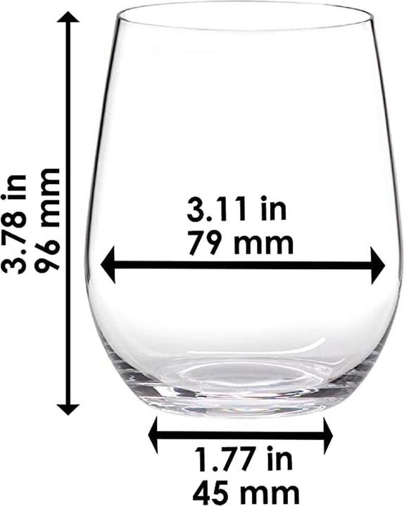Produktbild Riedel Weisswein Glas O WINE TUMBLER (32 cl, 4 Gläser, Weissweingläser)