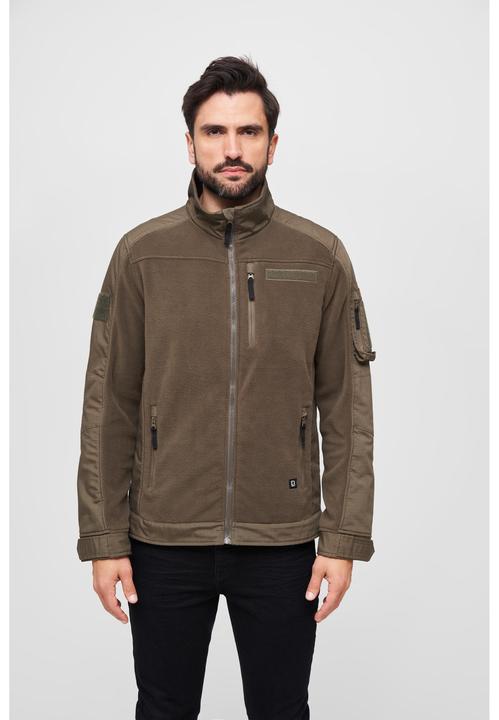 Produktbild Brandit Fleece Ripstop Outdoorjacke Grösse XXL Farbe Oliv (XXL)