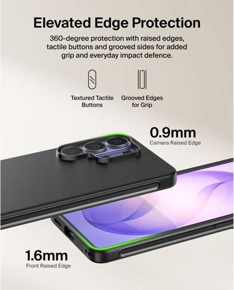 Actual product image Belkin Cover/Grip Tpu D3 Tint Black (Samsung Galaxy S26 Ultra)