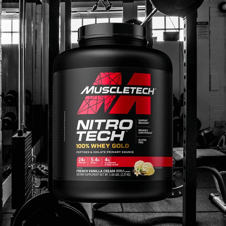 Image du produit Muscle Tech 100% de Whey Gold (French Vanilla Cream, 1 pcs, 2270 g)