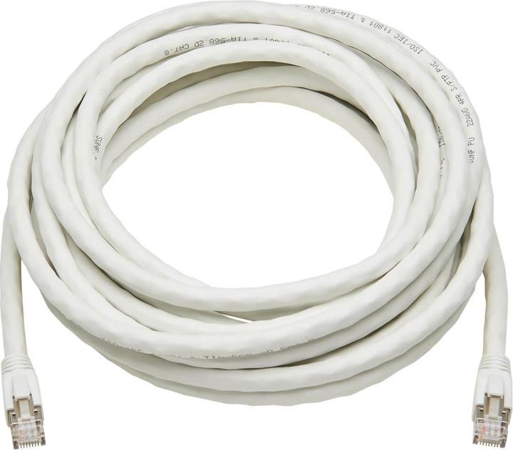 Produktbild Eaton Cat8 25G/40G Certified Snagless Shielded S/FTP Ethernet Cable RJ45 M/M PoE White 25f (S/FTP, CAT8.1, 7.62 m)
