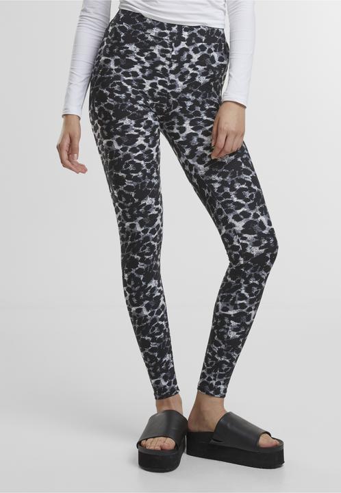 Actual product image Urban Classics Ladies Soft AOP Leggings - 16531 (XS)