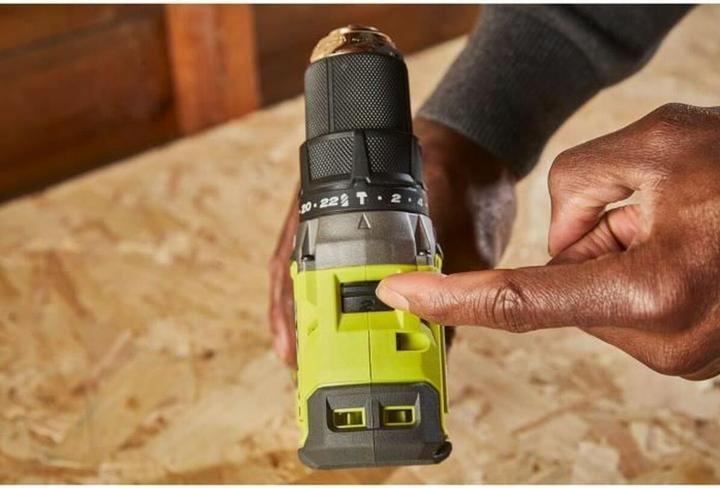 Actual product image Ryobi Cordless hammer drill RPD18BL-2C42S 18V 1*2.0Ah 1*4.0Ah