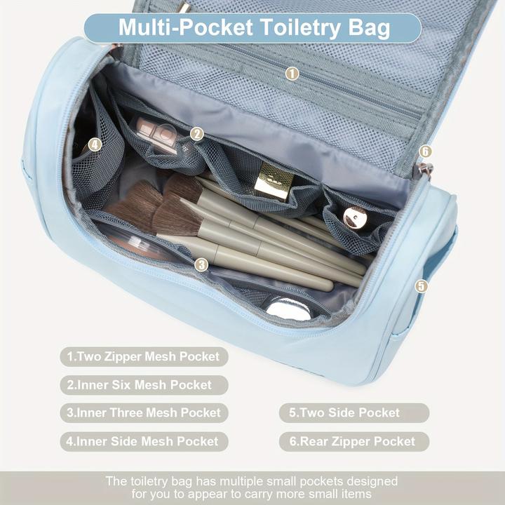 Actual product image Only-Bags.Store Cosmetic bag, new waterproof large capacity portable make-up storage bag, portable