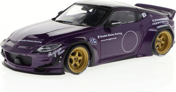Actual product image Solido 1:43 Nissan 400Z Rocket Bunny purple