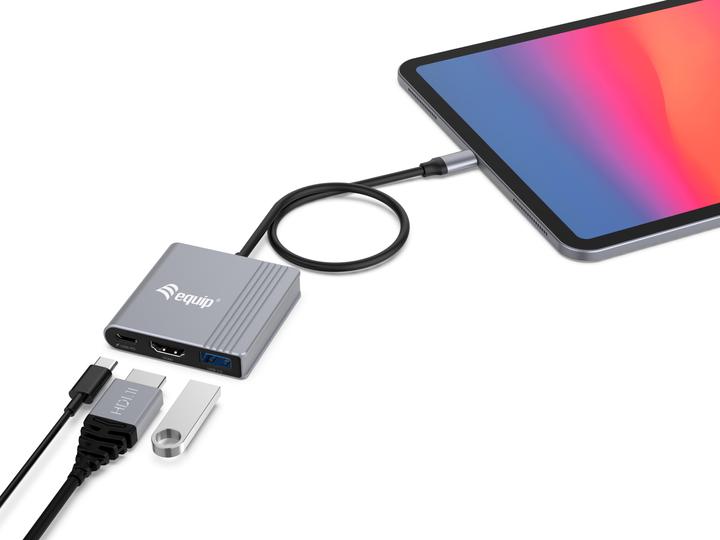 Produktbild equip USB-C Hub (USB-C, 3 Ports)