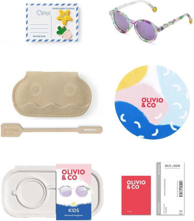 Produktbild Olivo & Co Sonnenbrille KIDS Oval Classic Wild Flower