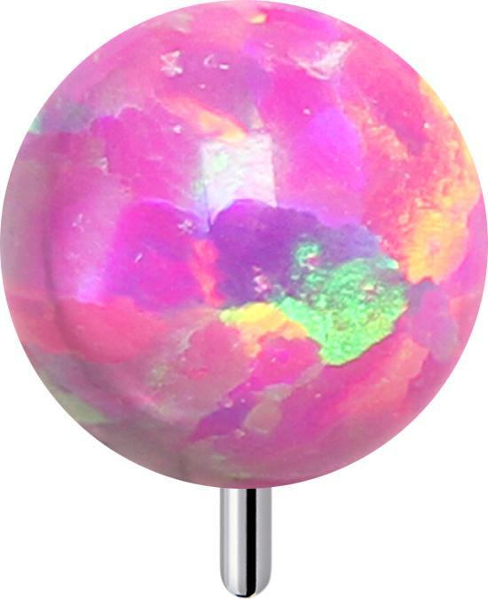 Image du produit Star Piercing Threadless opale rose (sans laiton, Titane)
