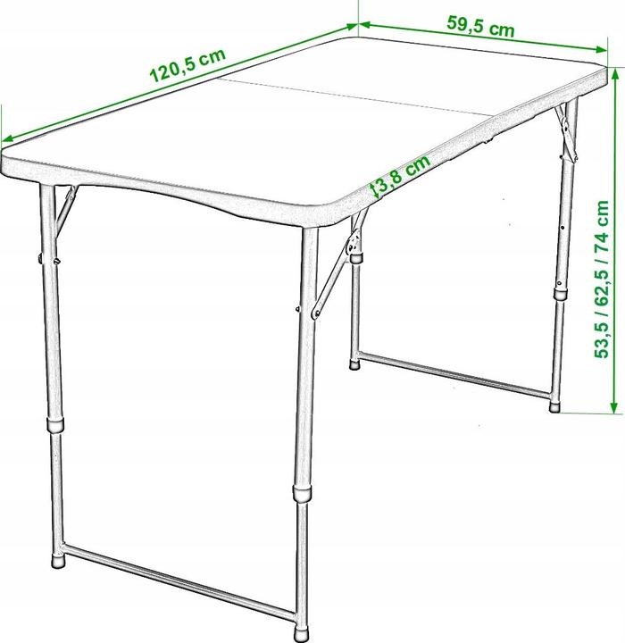 Produktbild Belivio Campingtisch