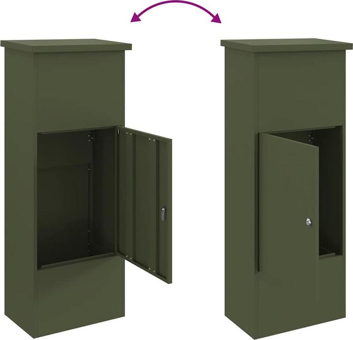 Actual product image vidaXL Paketbriefkasten