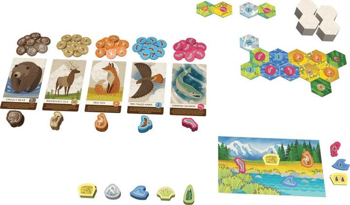 Actual product image Cascadia Junior (French, 2 - 4 Players)