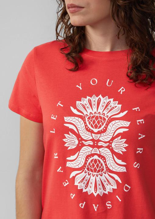 Produktbild S.Oliver T-Shirt Baumwollshirt mit Frontprint (S)