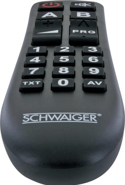 Produktbild Schwaiger 20 Tasten, 2x AAA (Universal Fernbedienung, Infrarot)