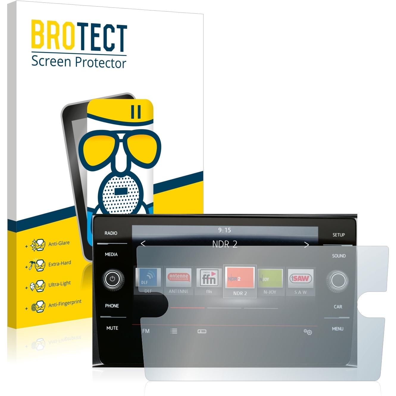 BROTECT, Fahrzeug Navigation Zubehör, AirGlass Panzerglasfolie Matt