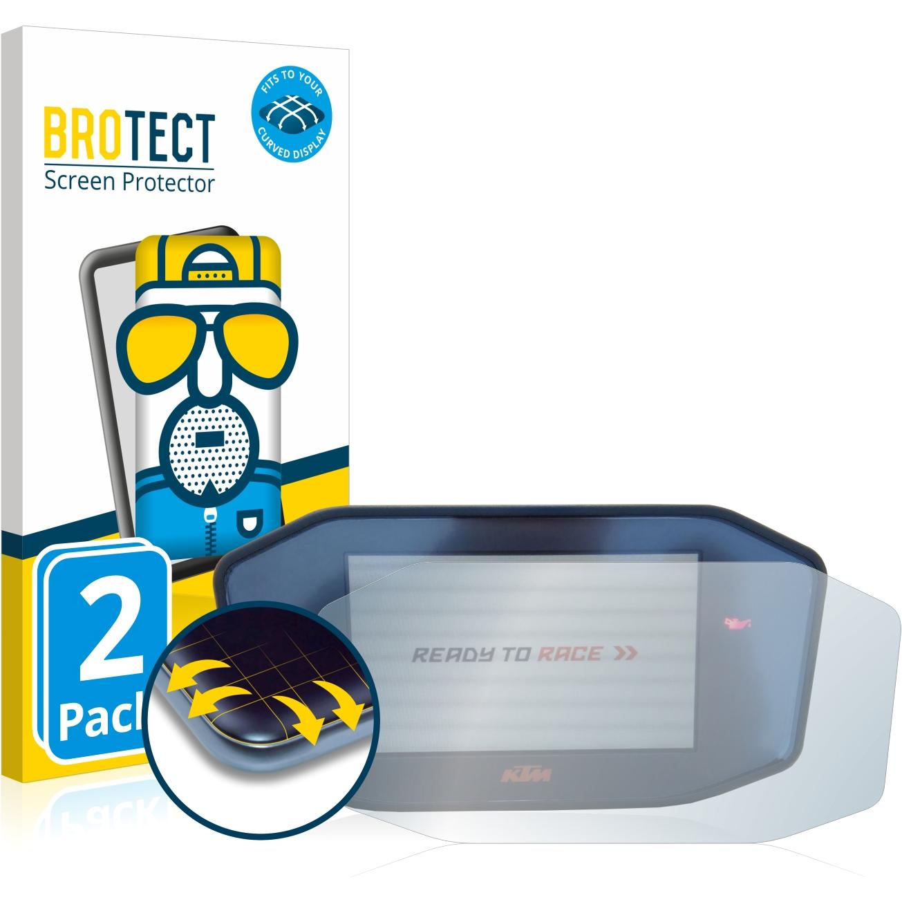 BROTECT, Fahrzeug Navigation Zubehör, Full-Cover Displayschutz Matt