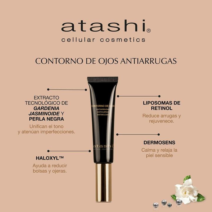 Immagine prodotto Atashi Astuccio contorno occhi anti-età 3 pezzi (15 ml)