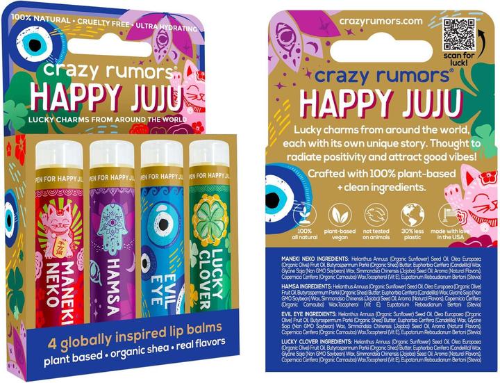 Immagine prodotto Crazy Rumors Set di Lucky Charms (Balsamo per le labbra, 2 ml)