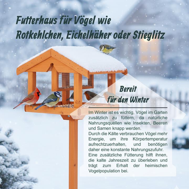 Produktbild Relaxdays Vogelfutterhaus