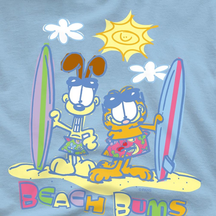 Immagine prodotto Garfield Beach Bums Maglietta Uomo (M)