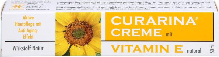 Actual product image Eleu CURARINA CREAM with VITAMIN E, 50 ml CRE (50 ml)
