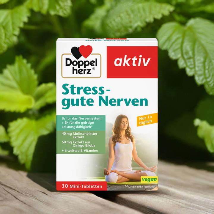 Actual product image Queisser Pharma Doppelherz Stress - good nerves, 30 St TAB (30 Piece, Pills, 11.20 g)