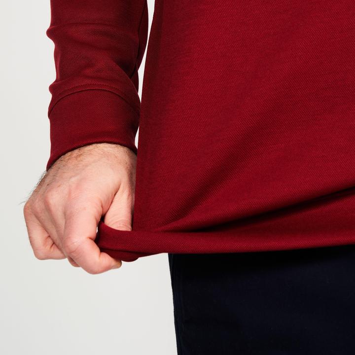 Actual product image Inesis Men's Golf Sweatshirt - mw500 burgundy (XXL)