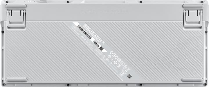 Actual product image ASUS Teclado ROG Azoth X 75% RGB White (US, Cable, Wireless)