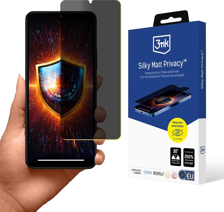 Actual product image 3MK Redmi A3 - Silky Matt Privacy (1 pcs., Xiaomi Redmi A3)