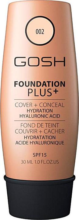 Actual product image Gosh Foundation Plus+ (002 Ivory)