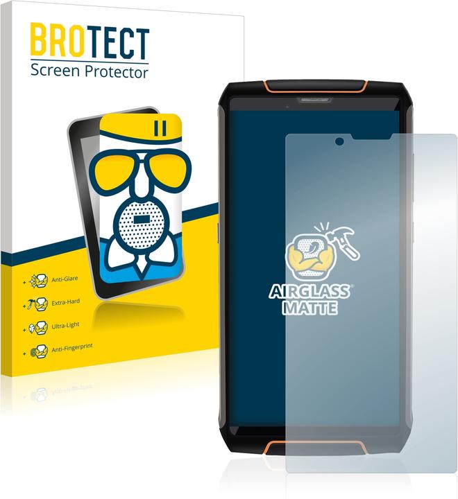 Produktbild BROTECT AirGlass Panzerglasfolie Matt (1 Stück, Cubot King Kong 3)